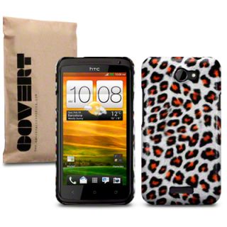 Covert Branded PU Leather Back Cover Case For HTC One X Leopard,Zebra