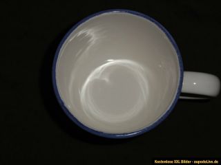 Tasse Hedwig Bollhagen HB Dek 137 weiß blau Kaffeetasse Teetasse