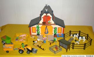 Playmobil♥ Bauernhof aus 3072 mit viel Zubehör, viele Tiere