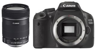 Canon EOS 550 D & 18 135 IS Objektiv Kit Spiegelreflexkamera Neu