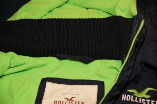 NEU HOLLISTER/ABERCROMBIE ALL WEATHER COMPETITION JACKE in GRÜN Gr. S