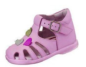 FELIX wunderschoene Sandalen, Babysandalen MALLY, rosa, Leder 