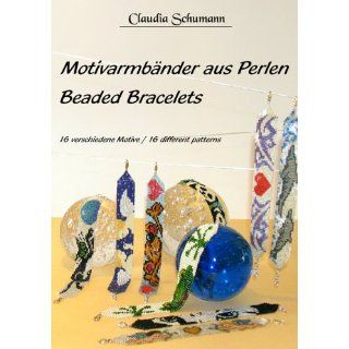 Motivarmbänder aus Perlen /Beaded Bracelets 16 verschiedene Motive