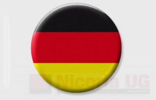 3D Aufkleber Deutschland rund 25 mm