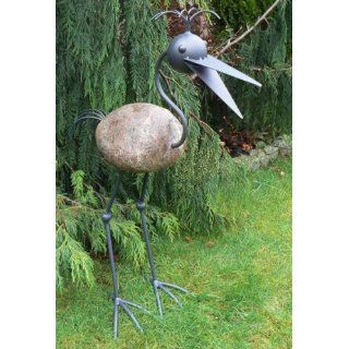 Steinfigur Vogel Modell Gazon Höhe 85 cm Gartendeko Steinvogel