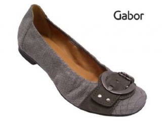 GABOR Easy Walking Ballerina / Slipper 2411789 grigio/rock 