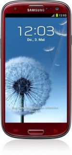 Samsung Galaxy S3 i9300 16GB garnet red Touchscreen Handy ohne Vertrag