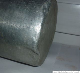 alte Milchkanne Kanne+ Deckel Aluminium 1,5 Liter Alukanne 25 cm