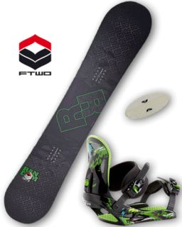 Snowboard F2 FTWO Random 162 W 09 + Elfgen Bdg ~ Pad