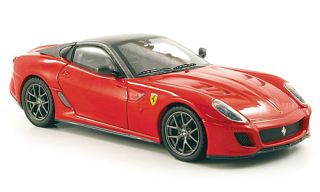 Ferrari 599 GTO, rot/grau (Elite), 143, Mattel Elite