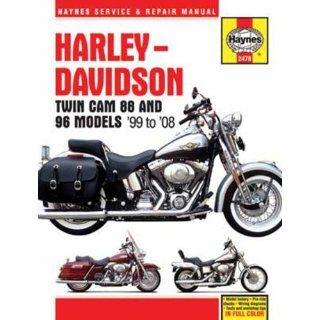 Harley Davidson Twin CAM 88 and 96 Models 99 08 (Haynes Service