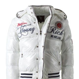 Young & Rich Herren Jacke by Y&R Jeans H/M 2012 Star MOD 7415 weiß D