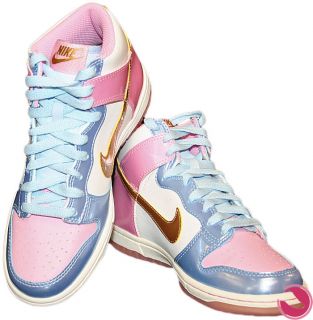 Nike Dunk High (GS) 316604 172 weiß / rosa Gr. 36  US 4