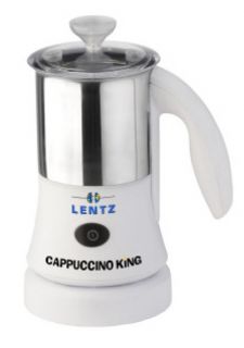 Lentz Cappuccino King 160 Milchaufschaeumer weiss Aufschaeumer
