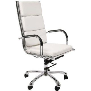 Kare 73877 Bürostuhl Relax Nappalon 113 x 57 x 59 cm weiß PU Metall