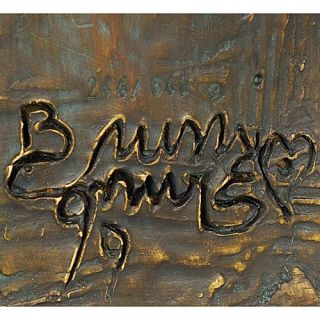 Original Bruno Bruni Bronzeskulptur La Spina (1999)   Galeriepreis 3