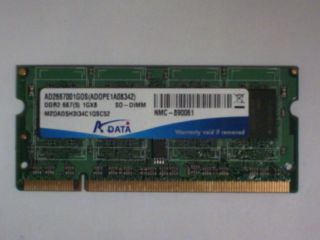 1GB 1GX8 DDR2 667 LAPTOP MEMORY (M172)