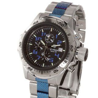 DETOMASO Herrenarmbanduhr Invincible Watch Tritium Blue D117HMTB 070