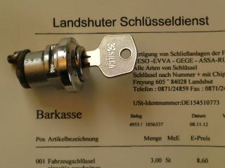 Ponton Kofferaum Schloß Schlüssel NEU 170 180 190 220 S SE SL