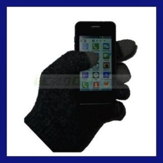 Handschuhe für für Samsung S5360 Galaxy Y, Young   schwarz   Größe