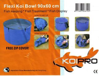 Flexi Bowl flexible Koi Wanne 90x60cm und 120x60cm, NEU&OVP