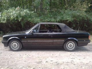 BMW 318i E30 Cabrio, 131tkm, HU 08/2013, diamantschwarz met