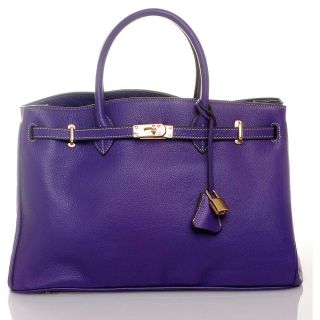 ROUVEN Lila Calfskin ICONE 40 Bag Handtasche UVP*699€