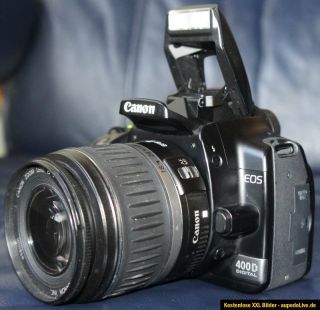Canon EOS 400D Digitalkamera(Kit mit EF S II 18 55mm Objektiv) gut