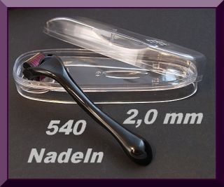 Microneedle Skin Roller 2,0 mm, Derma Roller Mikronadel Roller