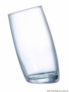 SCHRÄGE DESIGN LONGDRINK GLÄSER 32cl GLAS WASSERGLAS SAFT WASSER