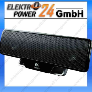 Logitech Z 205 Tragbare Lautsprecher Stereo USB Boxen Speaker fuer