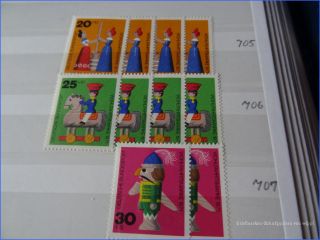 Drei dicke Briefmarken Alben hunderte Sondermarken bis 2007