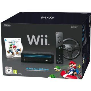 Nintendo Wii Mario Kart Pack   Konsole inkl. Mario Kart, Wii Wheel