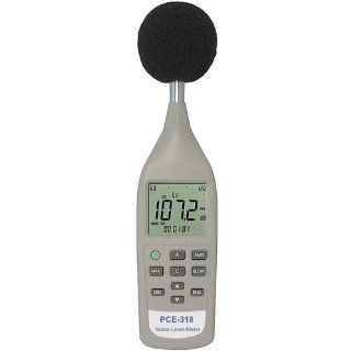Schallpegelmesser PCE 318, Klasse II, 26 . 130 dB(A