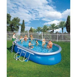 Bestway Oval Pool Komplett Set 610 x 366 x 122cm Garten