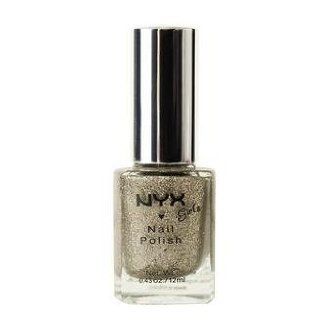 NYX Girls Nail Polish Nagellack Nr. 132 Mushroom Glitter Farbe Silber