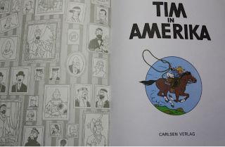 Tim & Struppi, Tim in Amerika   7. Auflage von 1979, Carlsen Verlag