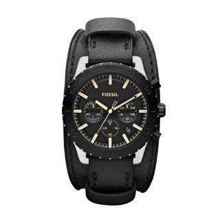 Fossil Herren Armbanduhr XL Chronograph Leder JR1394