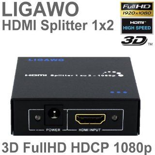 Ligawo ® HDMI Splitter 2 fach   Generation II + 