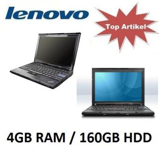 Notebook Laptop Thinkpad 3 GB RAM 160 GB HDD x 200 s L9300 9300