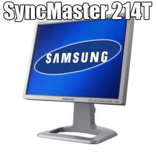 Samsung SyncMaster 214T 21 TFT Monitor Pivot Tilt Swivel 1600x1200 8ms