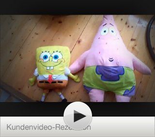 Spongebob Schwammkopf Sponge Bob Patrick Seestern 95 cm XXL Plüsch