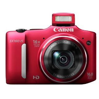 Canon PowerShot SX160 IS Digitalkamera 3,0 Zoll rot Kamera