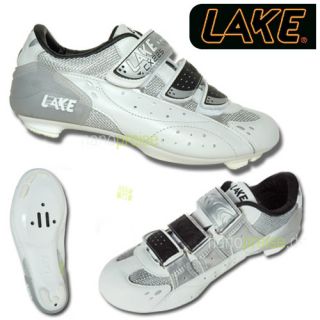 LAKE CX 225 CX225 Radschuhe Rennradschuhe weiß / silber