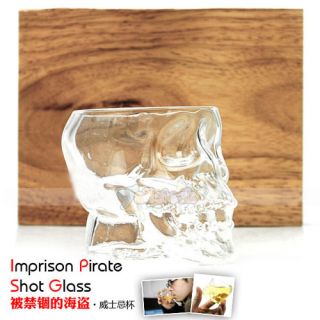 New Crystal Skull Head Vodka Whiskey Shot Glass Cup Drinking Ware Home