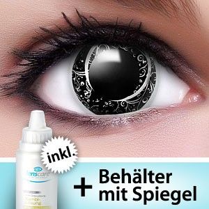 Farbige Fun Kontaktlinsen Matrix Style im Premium Set