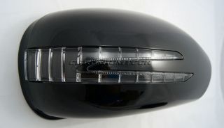 Mercedes W211 E Klasse Außenspiegel Abdeckung LED 02 06 Schwarz Auto