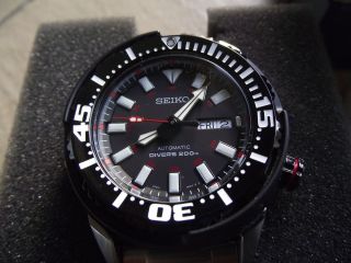 SEIKO Automatic Scuba Diver Watch SRP229K1 Taucher Uhr Baby Tuna 200m
