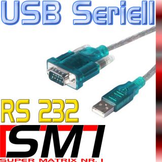 USB RS 232 Konverter Kabel RS232 Kompaktadapter Premium Adapter DB 9