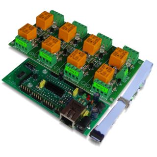 Ethernet Relay controller module   WEB server IP and Serial RS232